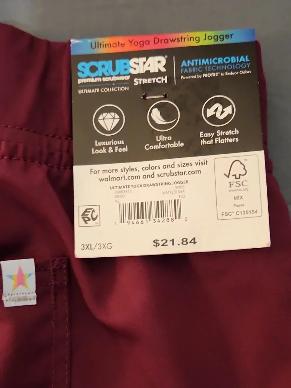 Scrubstar women’s jogger